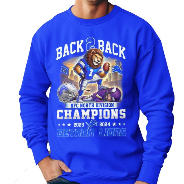 Lions Back To Back 23 24 North Division Champions Shirt 2