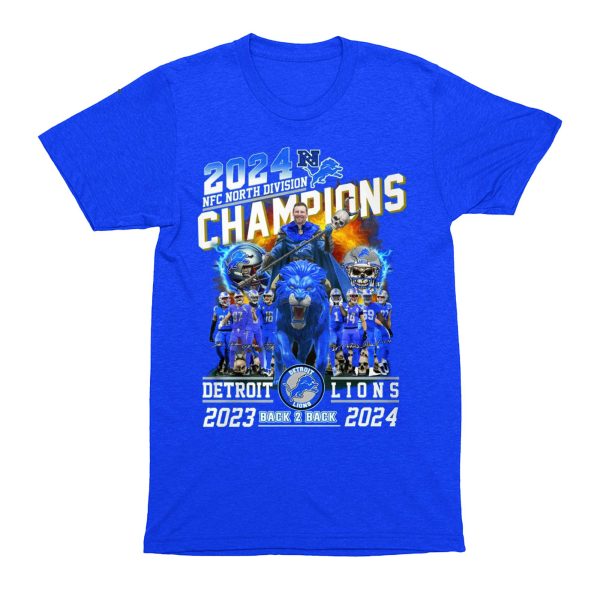 Lions North Division Champions Back To Back 23 24 Shirt 1