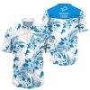 Lions Tropics Floral Pattern Hawaiian Shirt