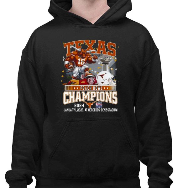 Longhorns 2025 Peach Bowl Champions Shirt