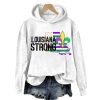 Louisiana Strong Fleur De Lis Hoodie