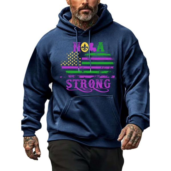 Mardi Gras Nola Strong Hoodie 1