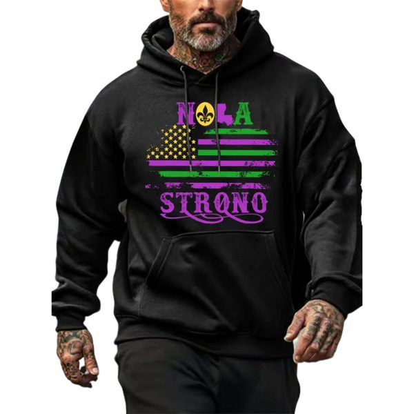 Mardi Gras Nola Strong Hoodie