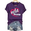 Nola Strong God Bless New Orleans Shirt