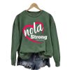 Nola Strong God Bless New Orleans Sweatshirt