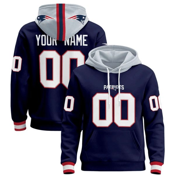 Patriots Football Custom Pullover Hoodie