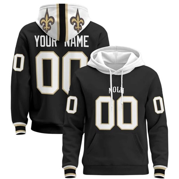 Saints Football Custom Pullover Hoodie