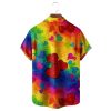 Valentines Day Love Rainbow Colors Hawaiian Shirt