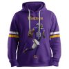 Vikings 18 Jefferson Football Unisex Hoodie 2