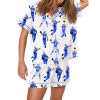 Womens Lions Football Pajama Set