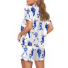 Womens Lions Football Pajama Set 2