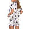 Womens Vikings Football Player Pajama Set 2